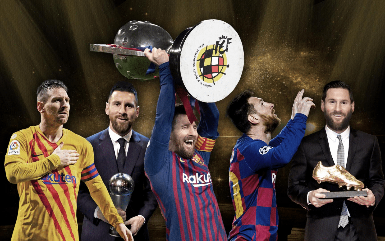 Lionel Messi : 44 trophées 