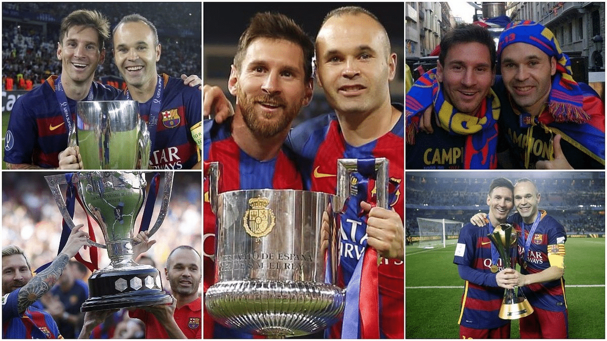 4. Andres Iniesta : 37 trophées