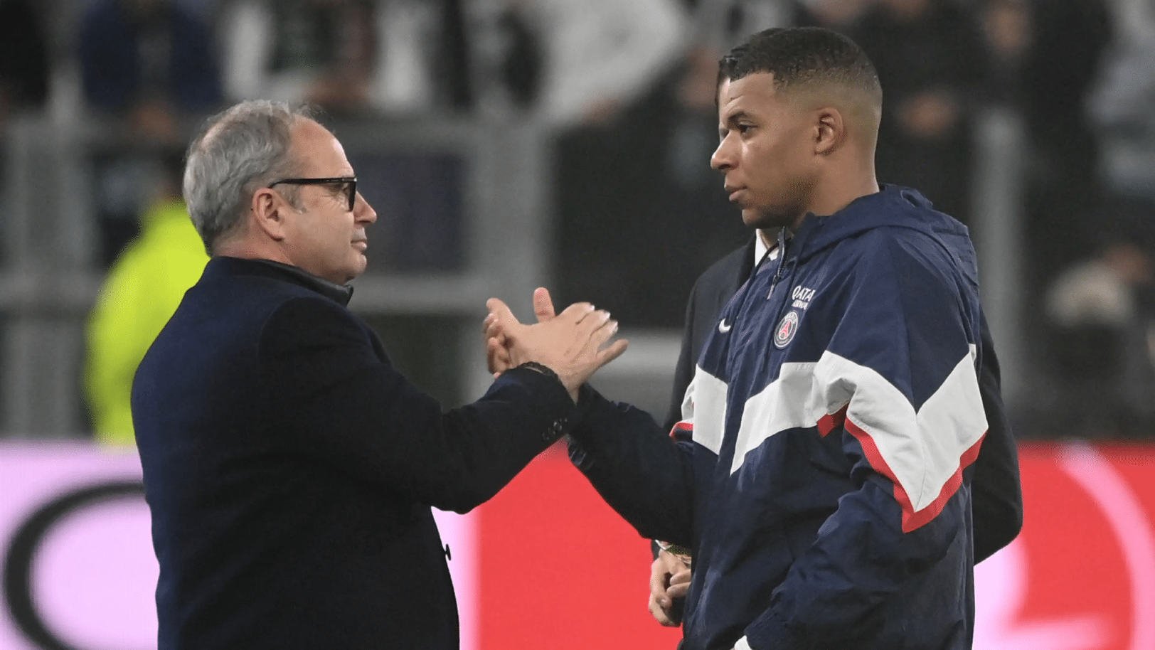 Luis Campos avec Mbappé