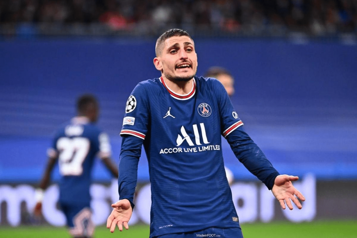 Verratti avec le PSG