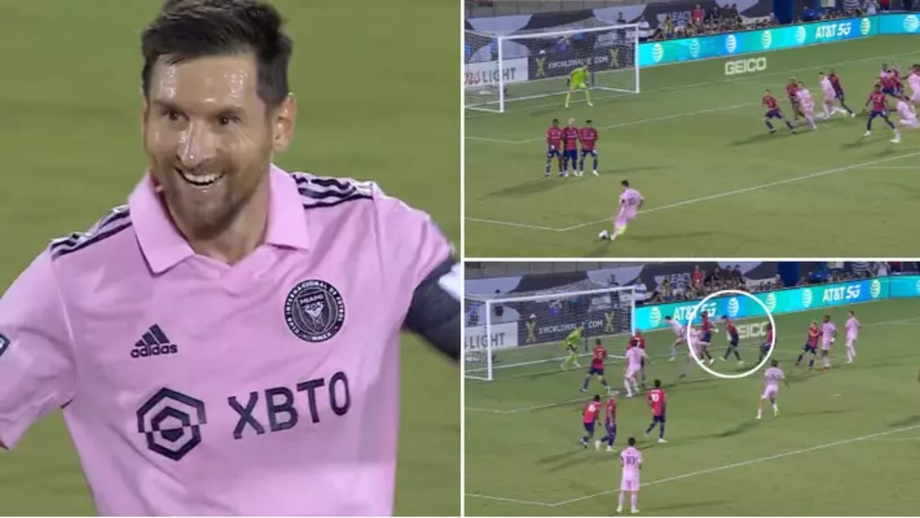 Les fans disent que le coup franc de Lionel Messi est truqué après le but contre son camp d’un joueur du FC Dallas