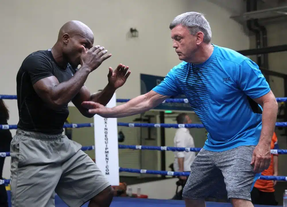 Floyd Mayweather et Teddy Atlas