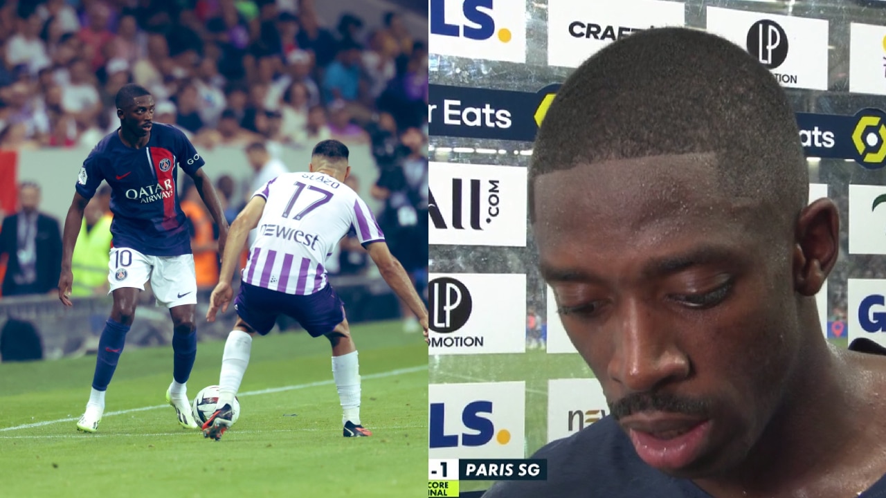 Ousmane Dembélé après avoir loupé le but de la victoire contre Toulouse : « Je glisse souvent sur ce genre d’occasion »