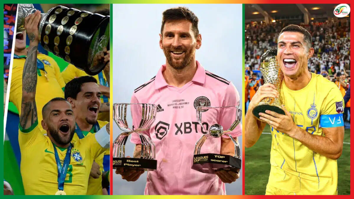 Ronaldo 8e, Iniesta 4e, Messi… Le Classement des joueurs les plus titrés au monde