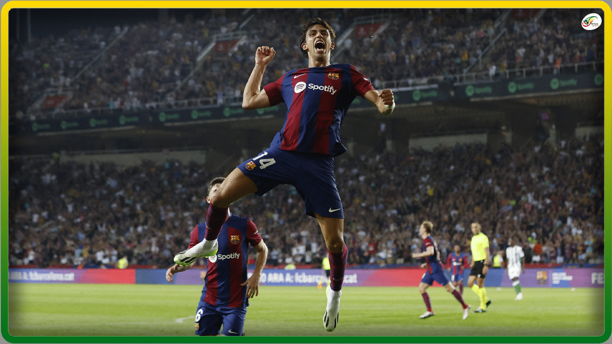 Le Barça colle une manita au Real Betis et prend provisoirement les commandes de LaLiga