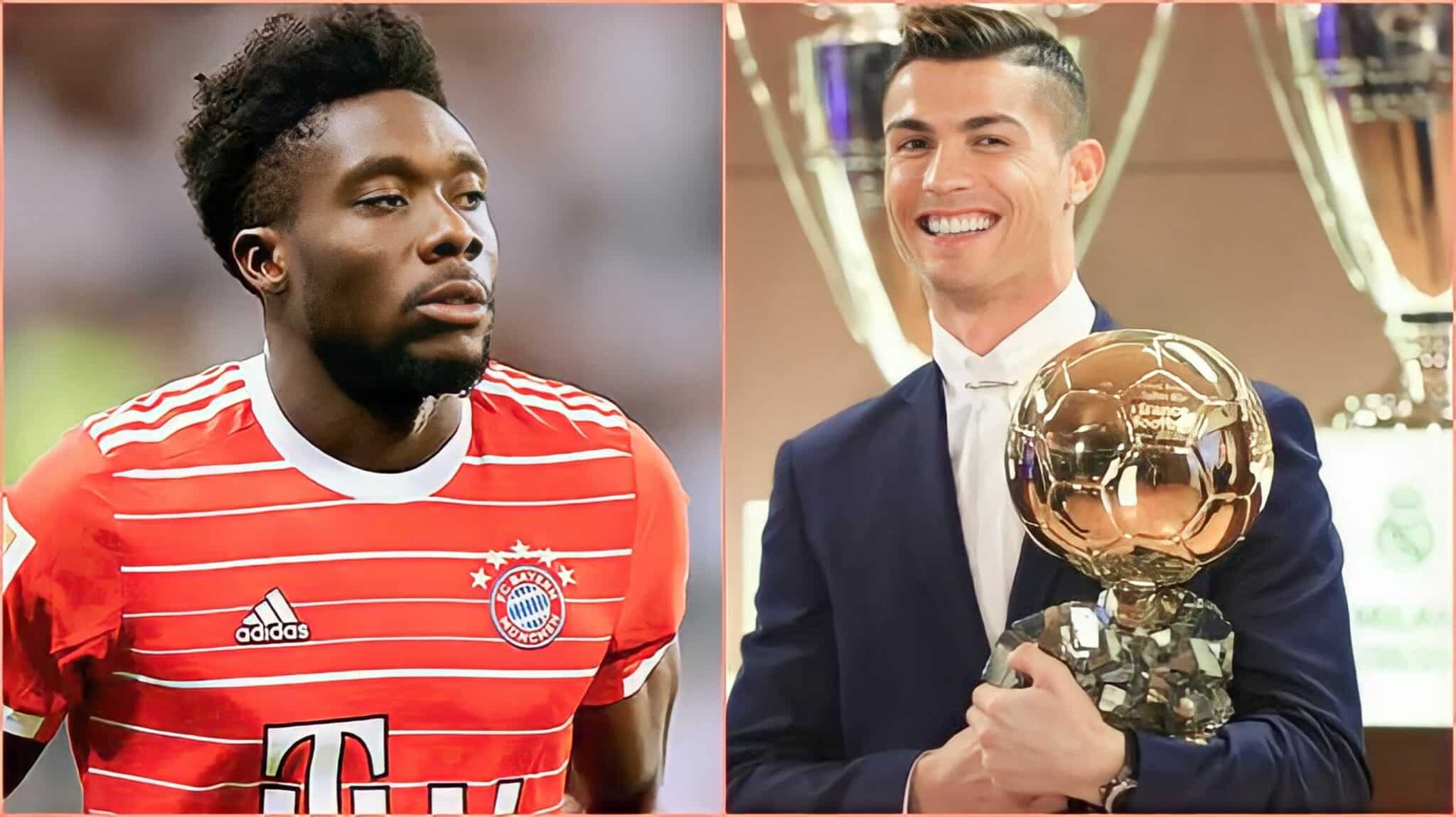 Alphonso Davies : «Le ballon d’or attribué à Ronaldo était pour ce joueur»