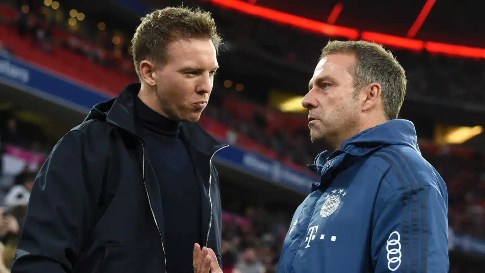 Julian Nagelsmann et Hansi Flick
