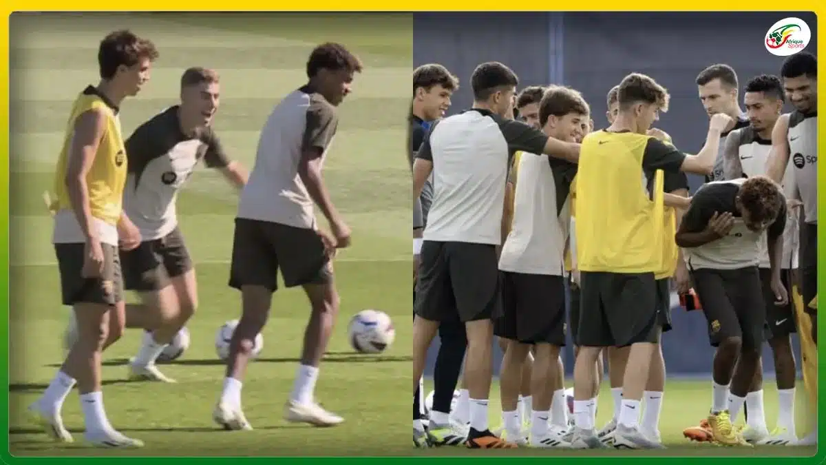 FC Barcelone : Joao Félix humilie Lamine Yamal à l’entraînement (VIDEO)