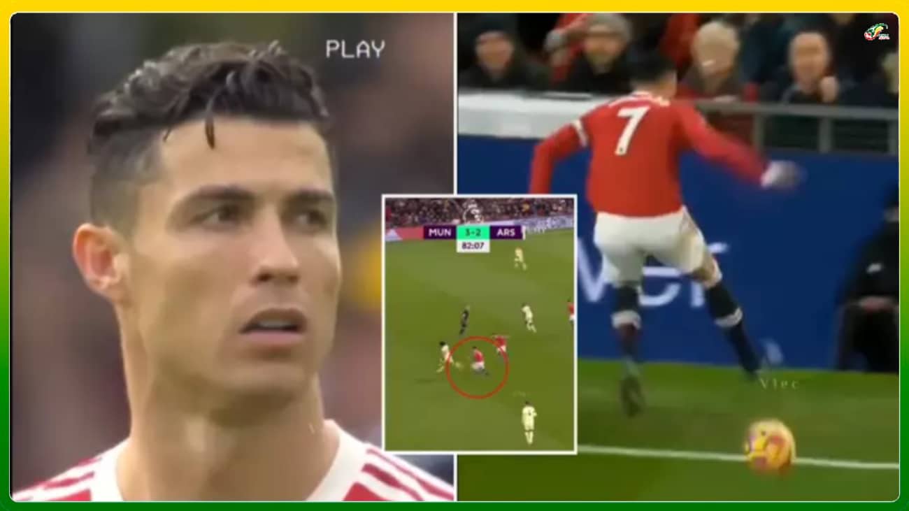 Une compilation de Cristiano Ronaldo en train de presser et de reculer lors de sa dernière saison à Man Utd devient virale.