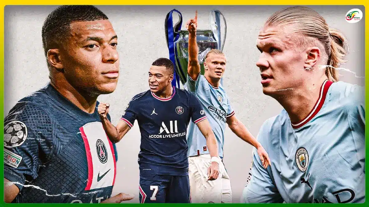 Comparaison des stats de Haaland et de Mbappé en Ligue des champions