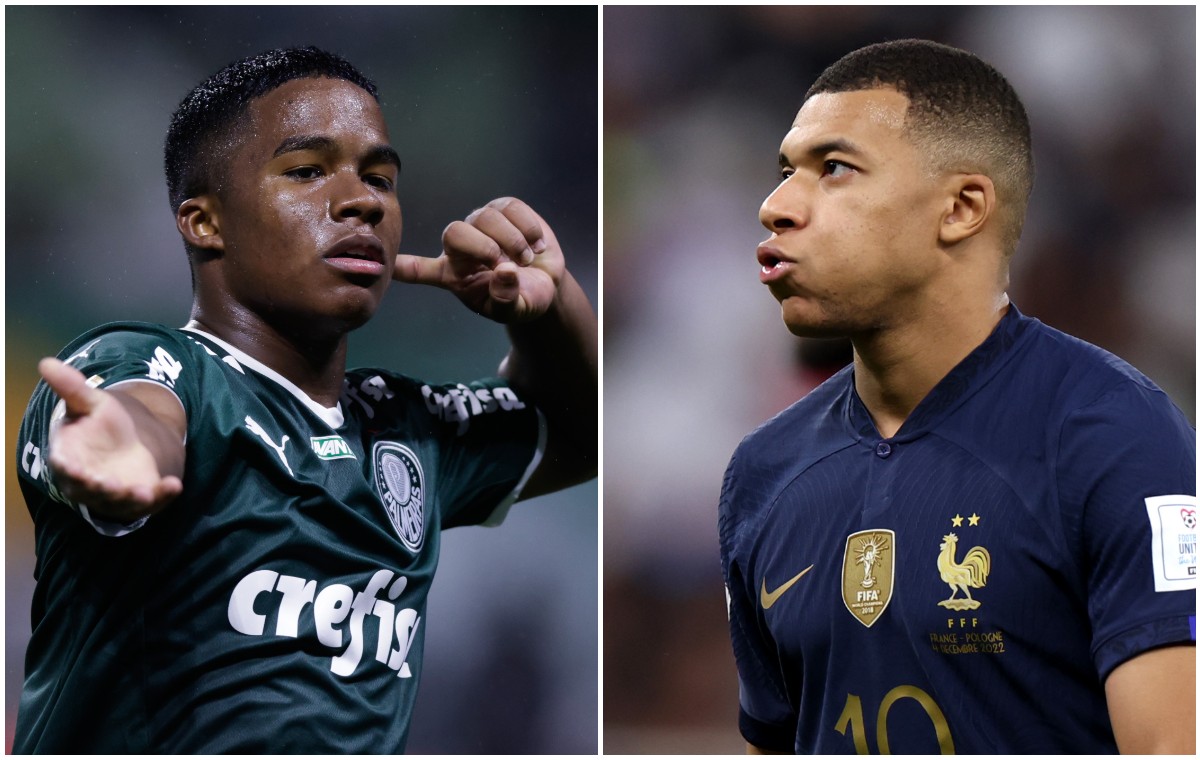 Endrick and Mbappe
