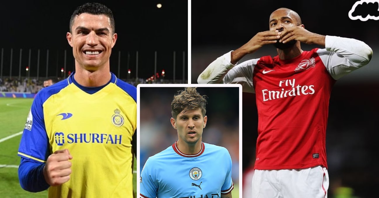 Ronaldo ou Thierry Henry ? John Stones choisit entre les deux attaquants légendaires