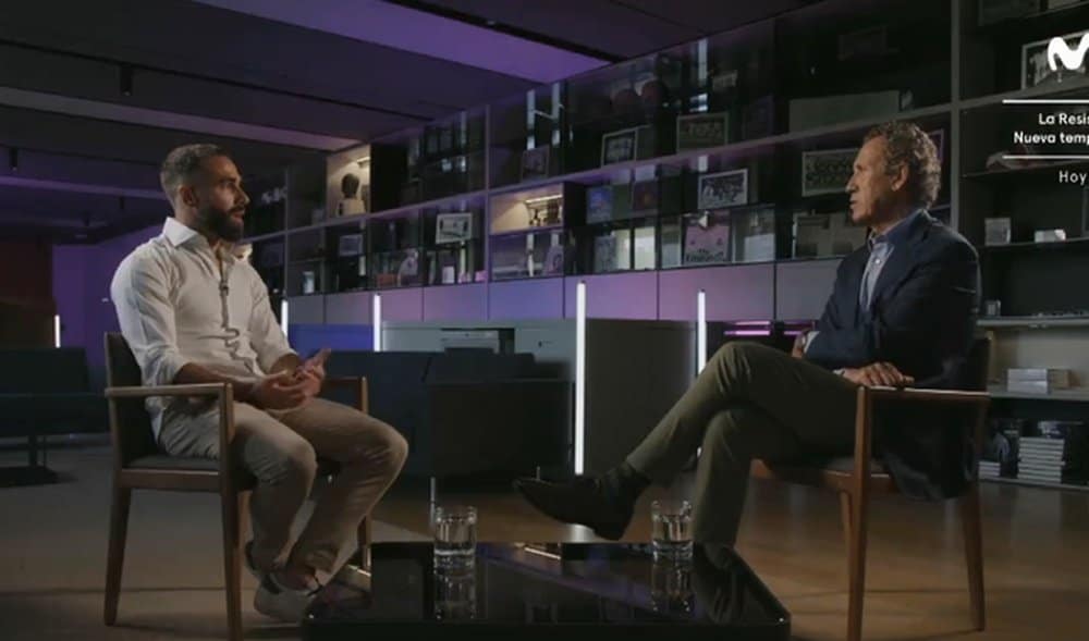 dani carvajal en la entrevista que concedio a jorge valdano captura movistarfutbol