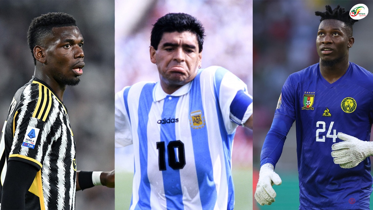 Les 9 grands joueurs qui ont échoué à des contrôles antidopage : Pogba, Maradona, Onana…