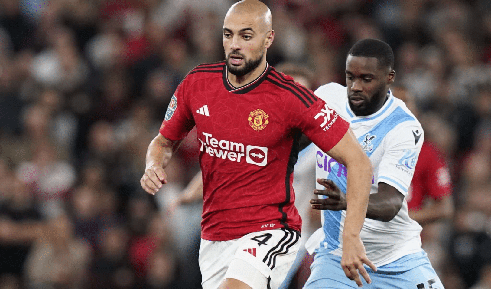 Amrabat a débuté pour l'équipe de Ten Hag lors de la victoire 3-0 contre Crystal Palace en Carabao Cup.