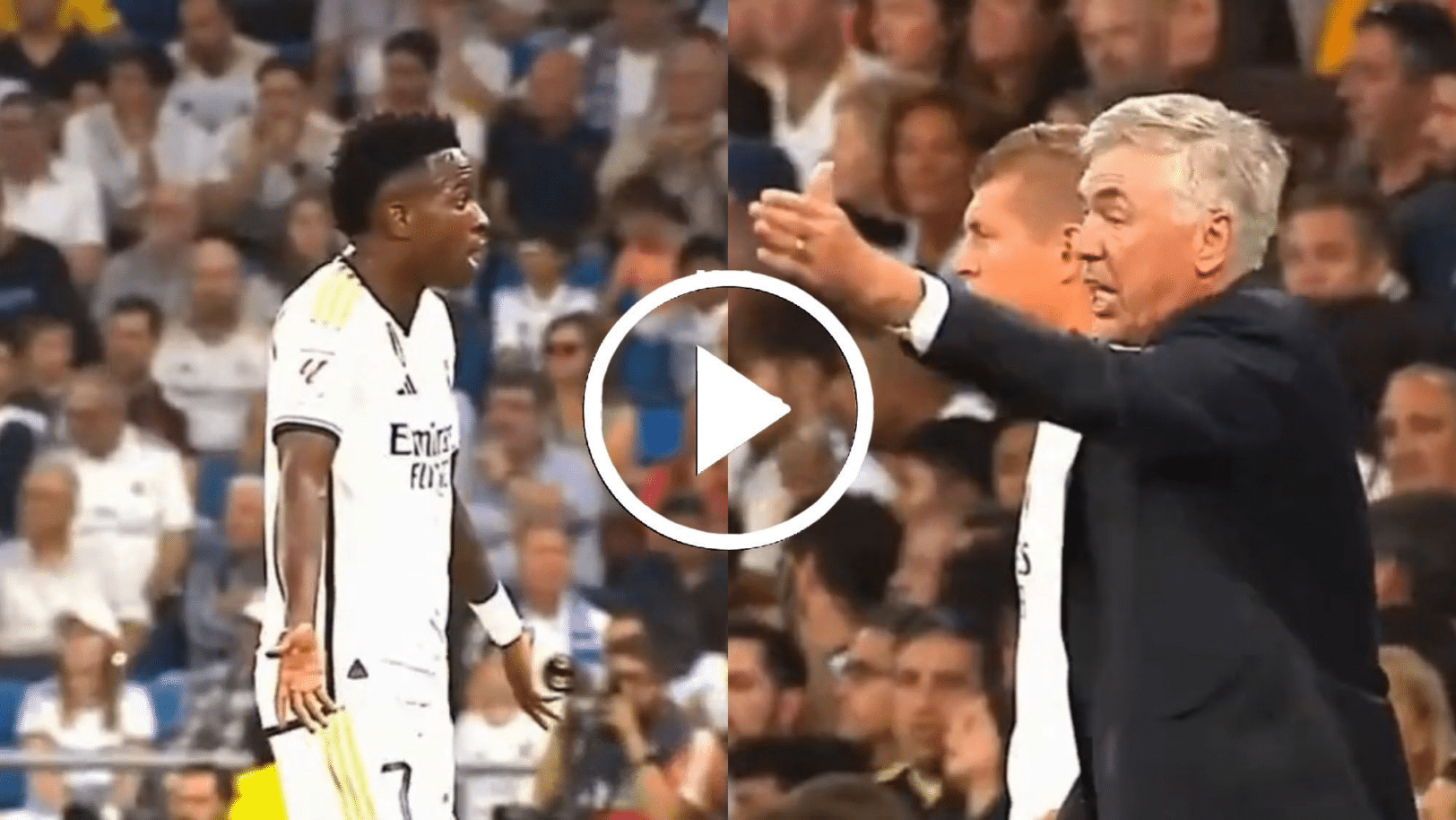 Ancelotti avec Vinicius