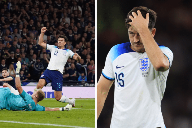 Les supporters anglais expriment clairement leur opinion sur Maguire en chantant après la victoire contre l'Ecosse 2 Les supporters anglais ont clairement exprimé leur opinion sur Harry Maguire en chantant pour le défenseur des Trois Lions.