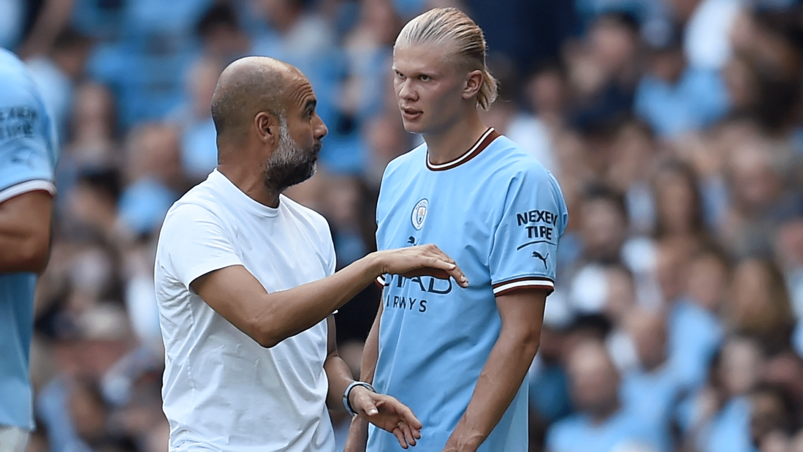 Guardiola avec Haaland