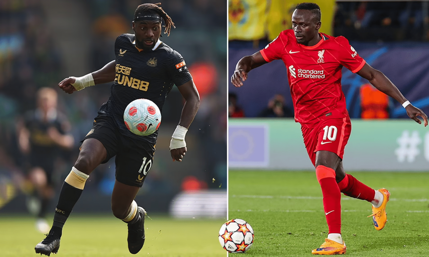 Sadio Mané et Saint Maximin