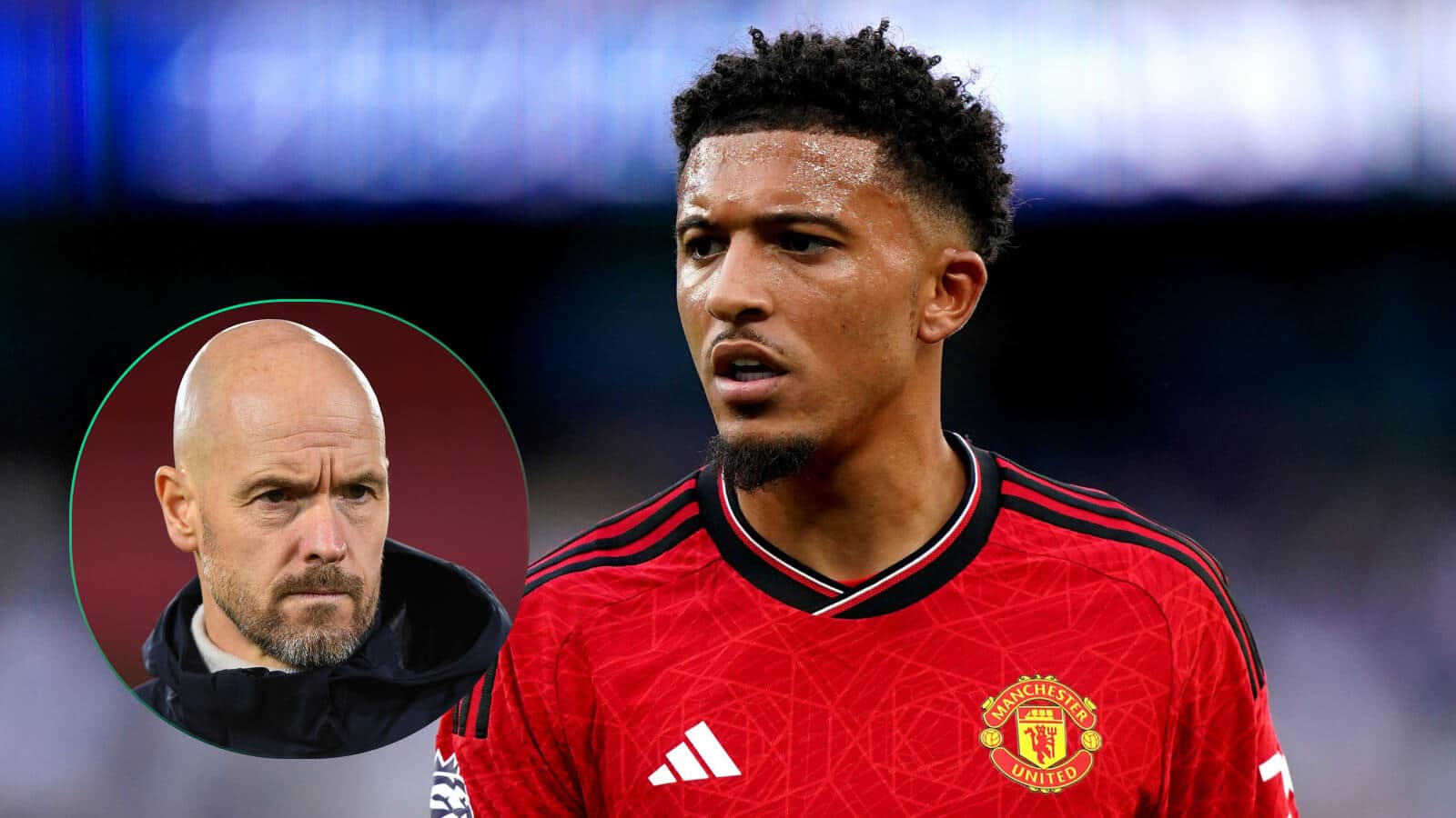 man utd manager erik ten hag jadon sancho