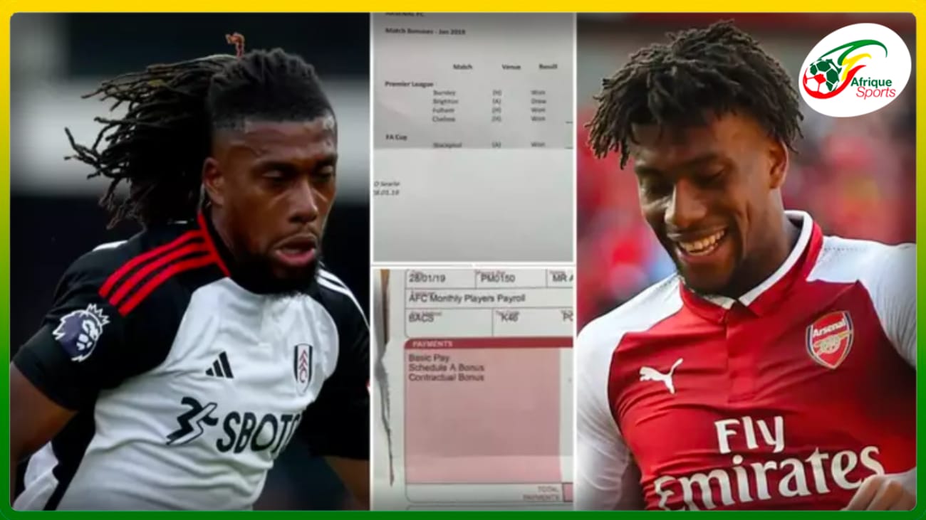 Alex Iwobi a vu sa fiche de paie divulguée sur Internet