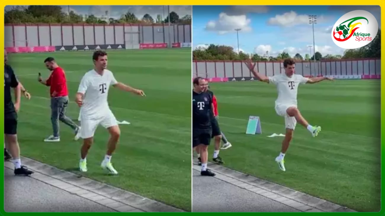 Les fans pensent que le Bayern ne prend pas Man Utd au sérieux après avoir vu une vidéo du terrain d’entraînement.