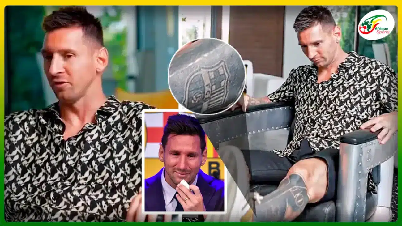 Messi explique pourquoi il a décidé de se faire tatouer le Barça sur la jambe après avoir rejoint le PSG