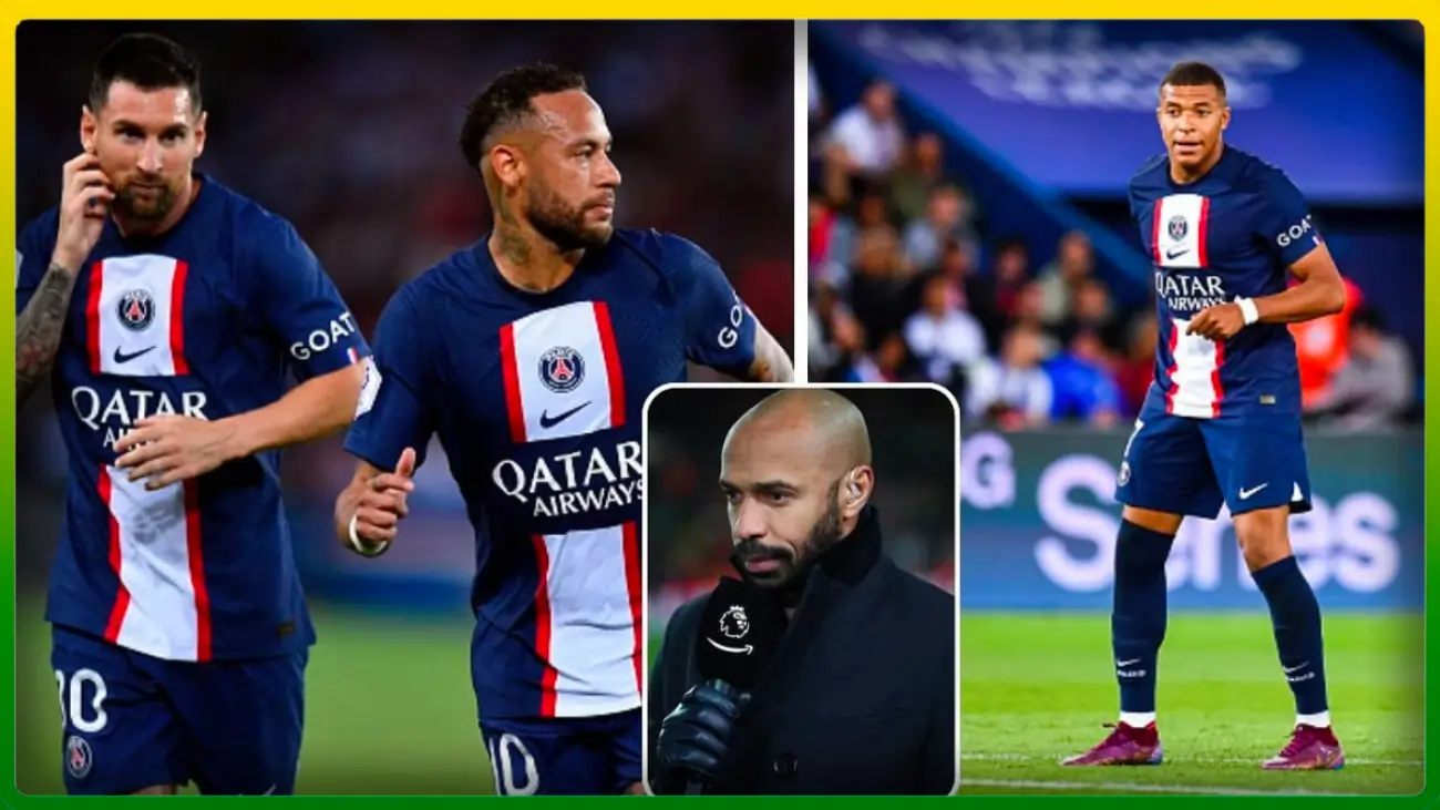 « Il ne peut pas être patron » : Thierry Henry fait des déclarations sur Messi, Neymar, Mbappé