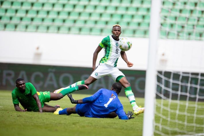 CAN 2023 (Q): Le Nigéria explose Sao-Tomé-et-Principe avec un Osimhen en feu