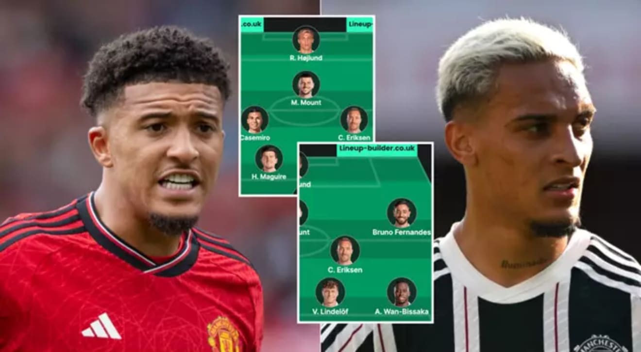 Trois façons d’aligner Man Utd sans Antony et Jadon Sancho