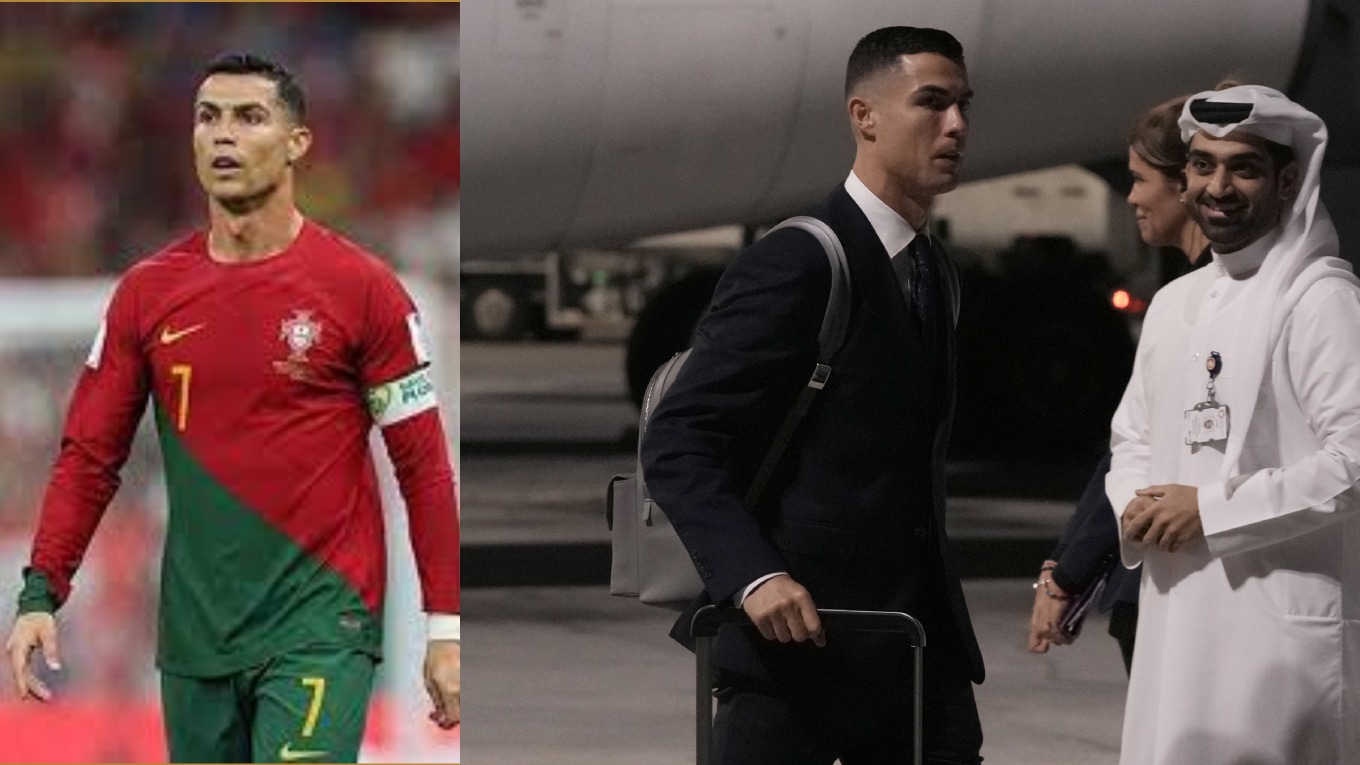 Ronaldo met à l’aise une fan nerveuse avec une réaction adorable lors d’un selfie à l’aéroport, la vidéo devient virale.