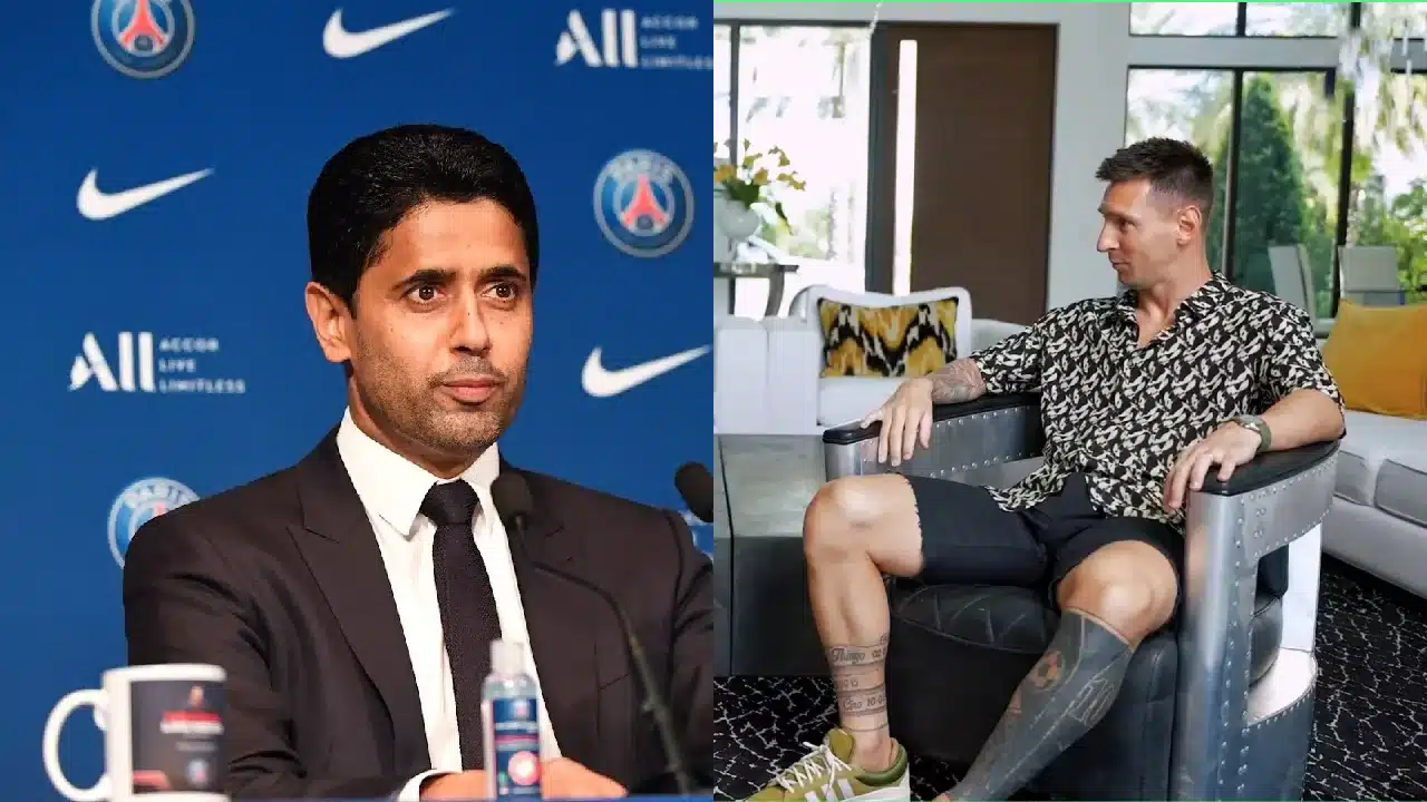 PSG : Nasser Al-Khelaifi répond cash aux critiques de Messi pour la célébration du Mondial 2022