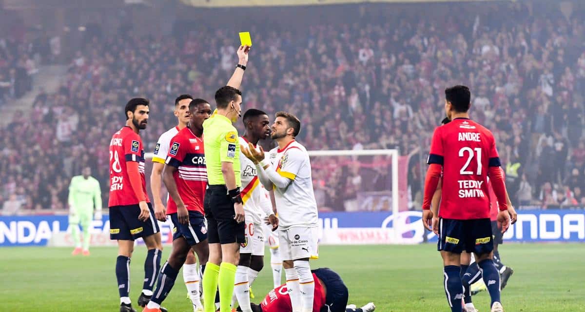 1200 L lille lens un ko six jaunes deux penaltys derby bouillant et le losc mne la pause