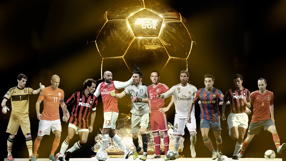 Iniesta, Henry, Buffon… Le onze de rêve des oubliés du Ballon d’Or (Afrique Sports)