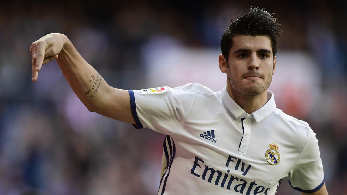 Alvaro Morata sous les couleurs du Real Madrid