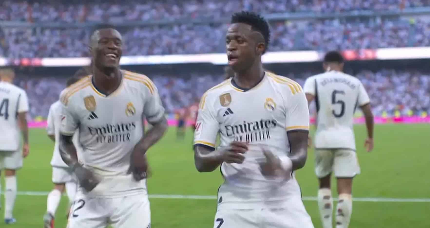 VIDÉO : But exceptionnel de Vinicius, le Real Madrid étrille Osasuna