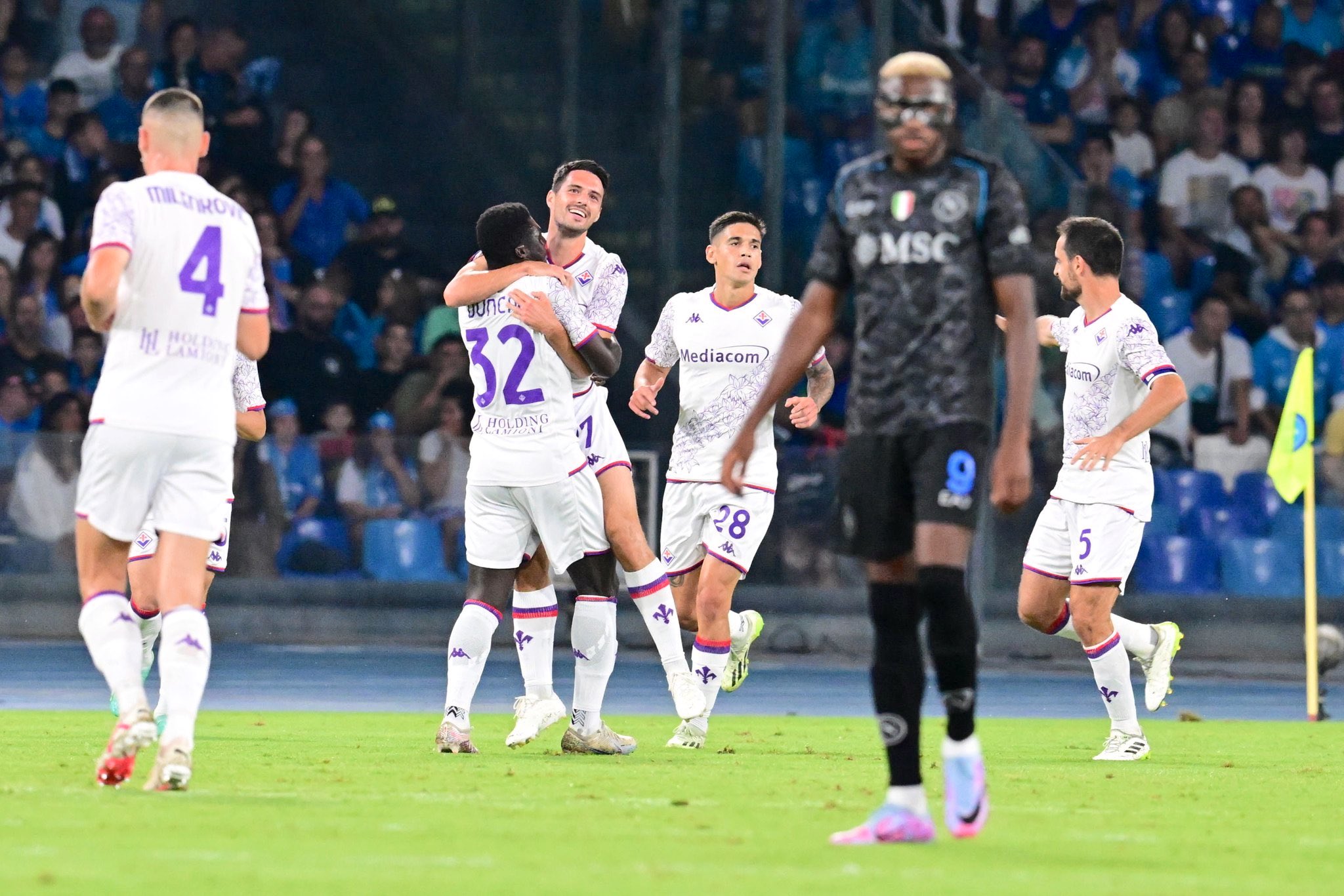 Serie A : Naples s’incline à domicile face à la Fiorentina