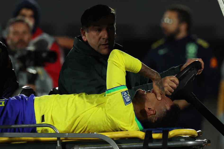 Neymar blessure