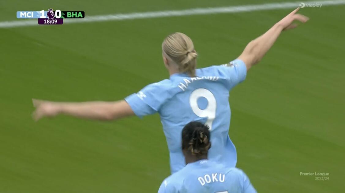 VIDÉO : Le Golazo d’Erling Haaland contre Brighton