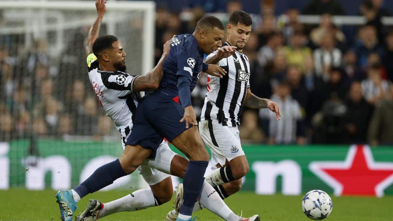 Mbappé contre Newcastle