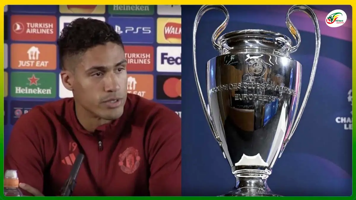 Ligue des Champions : Raphael Varane pense remporter le trophée cette saison avec United