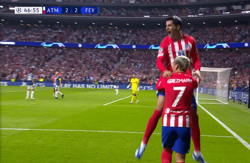 VIDÉO : Le doublé d’Alvaro Morata contre Feyenoord, l’Atletico retrouve le sourire