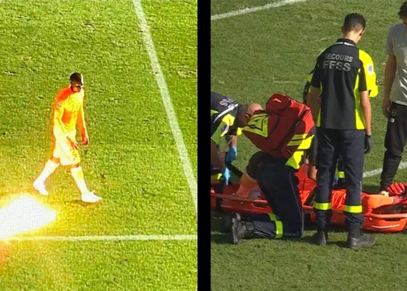 Ligue 1: Mory Diaw (Clermont) blessé par un pétard, le match officiellement arrêté
