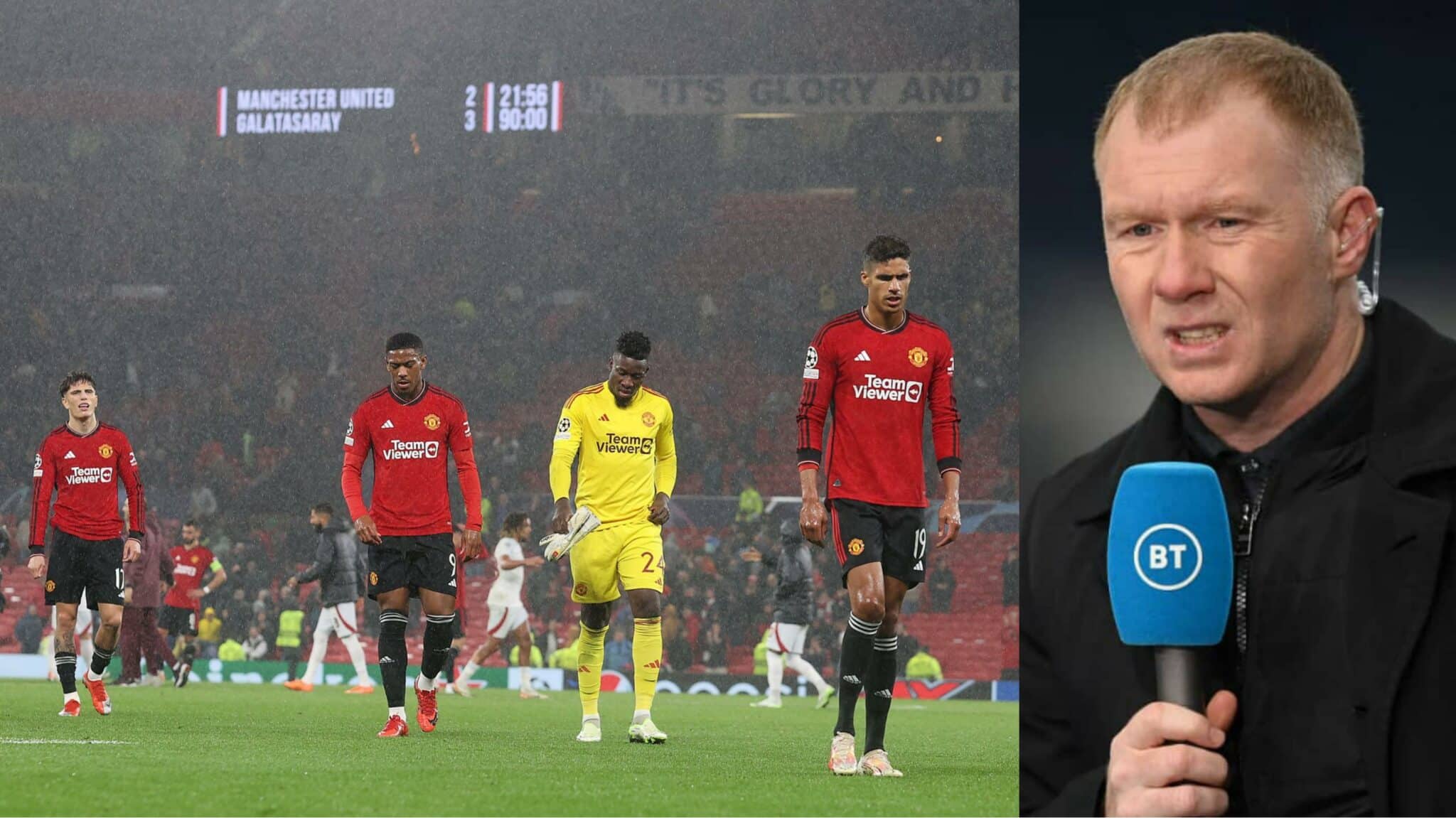 Man Utd : Paul Scholes désigne les coupables du fiasco contre Galatasaray