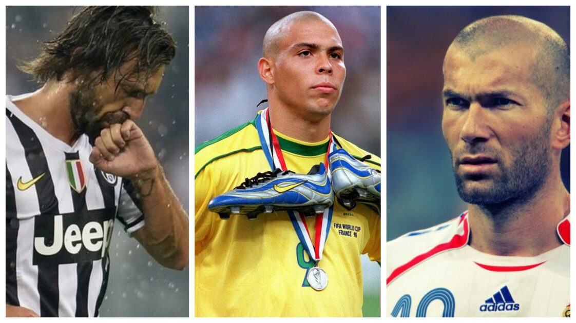 Zidane 4e, Pirlo 12e, le classement des meilleurs joueurs des années 2000