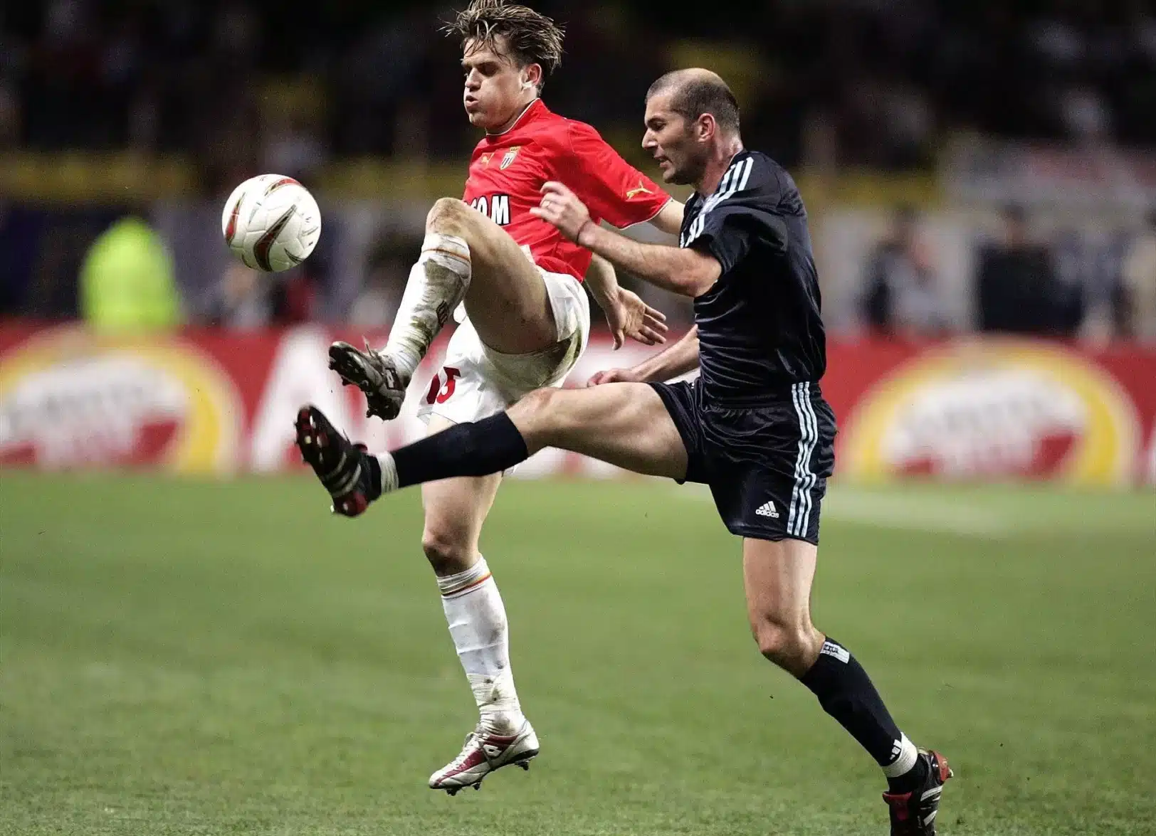 Zinedine Zidane et Jérôme Rothen 