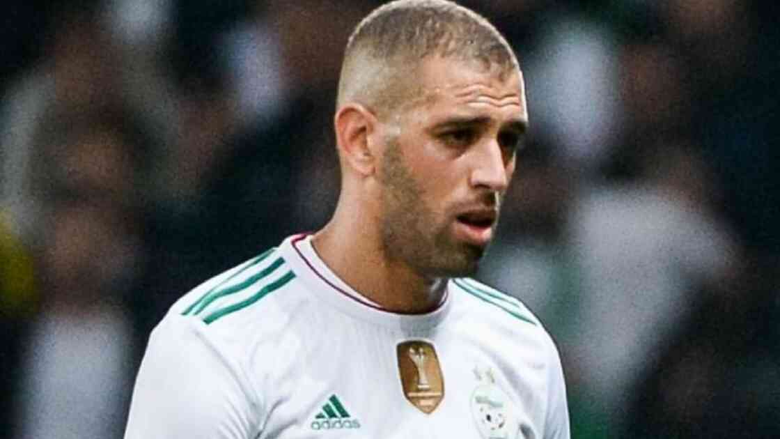 Critiqué pour le pénalty disputé avec Benrahma, Islam Slimani se lâche : "C'est parce que je suis né en Algérie"