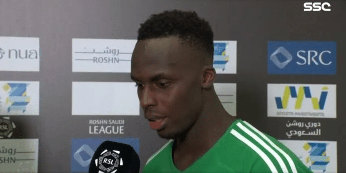 Edouard Mendy reagit après sa performance contre Al-Ittihad