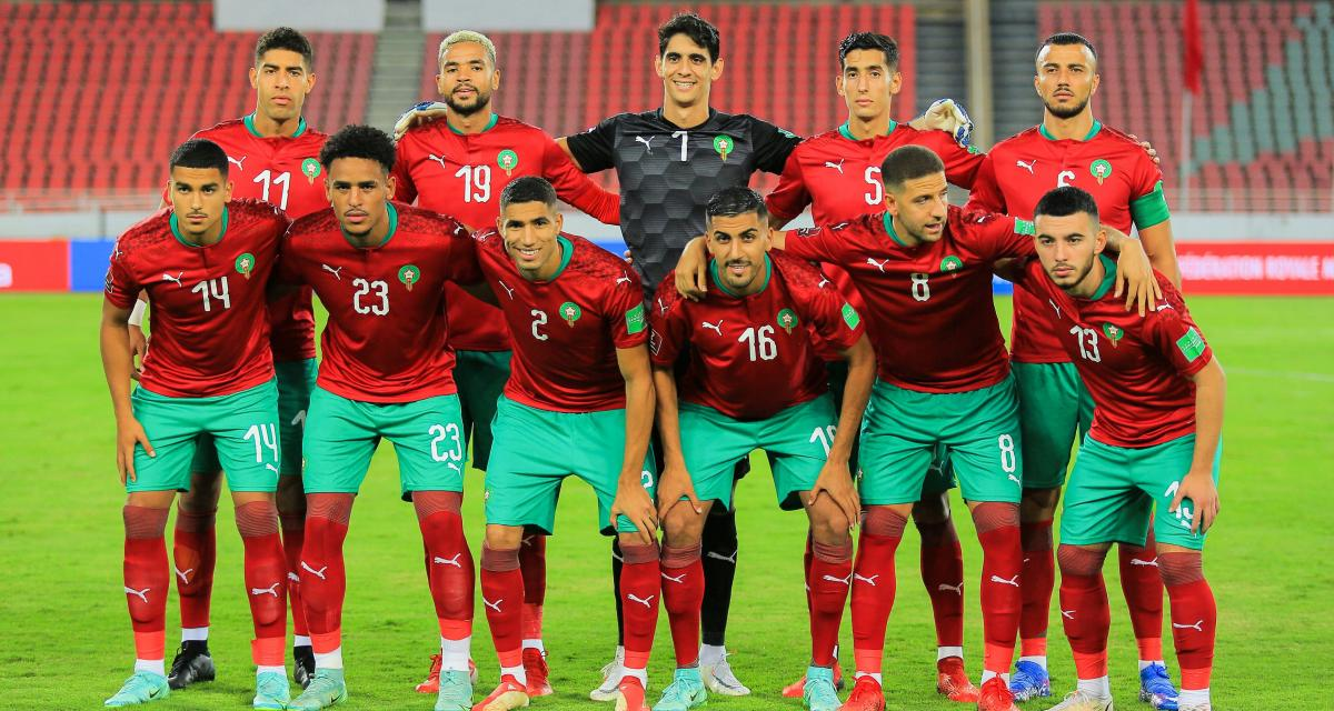 La sélection marocaine contre la Côte d'Ivoire