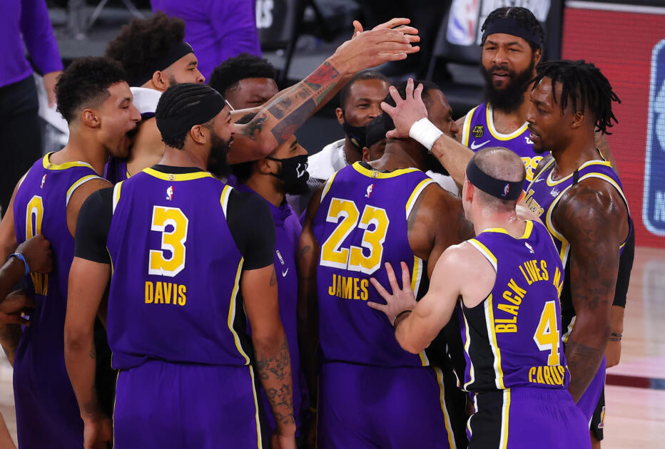 L'équipe des Lakers 